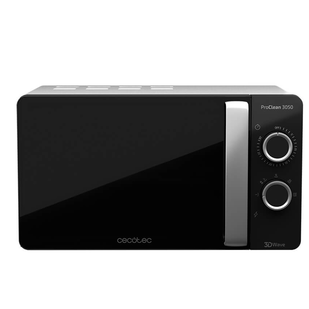 Cecotec PROCLEAN 3050 - Horno Microondas Sin Grill 20 Litros Negro |  ElectroNow